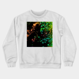 Pouring fluid art Crewneck Sweatshirt